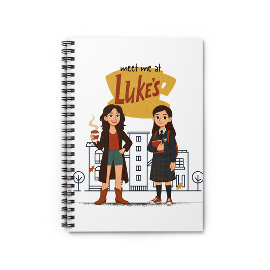 Meet Me at Luke's Illustration Notebook | PERSONALIZED NAME Option/Gilmore Girls