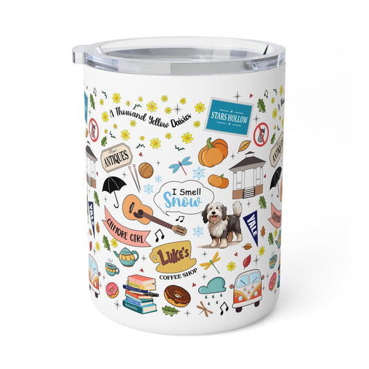 Gilmore Girls Stars Hollow Fan insulated mug | 10oz travel tumbler/2 Designs